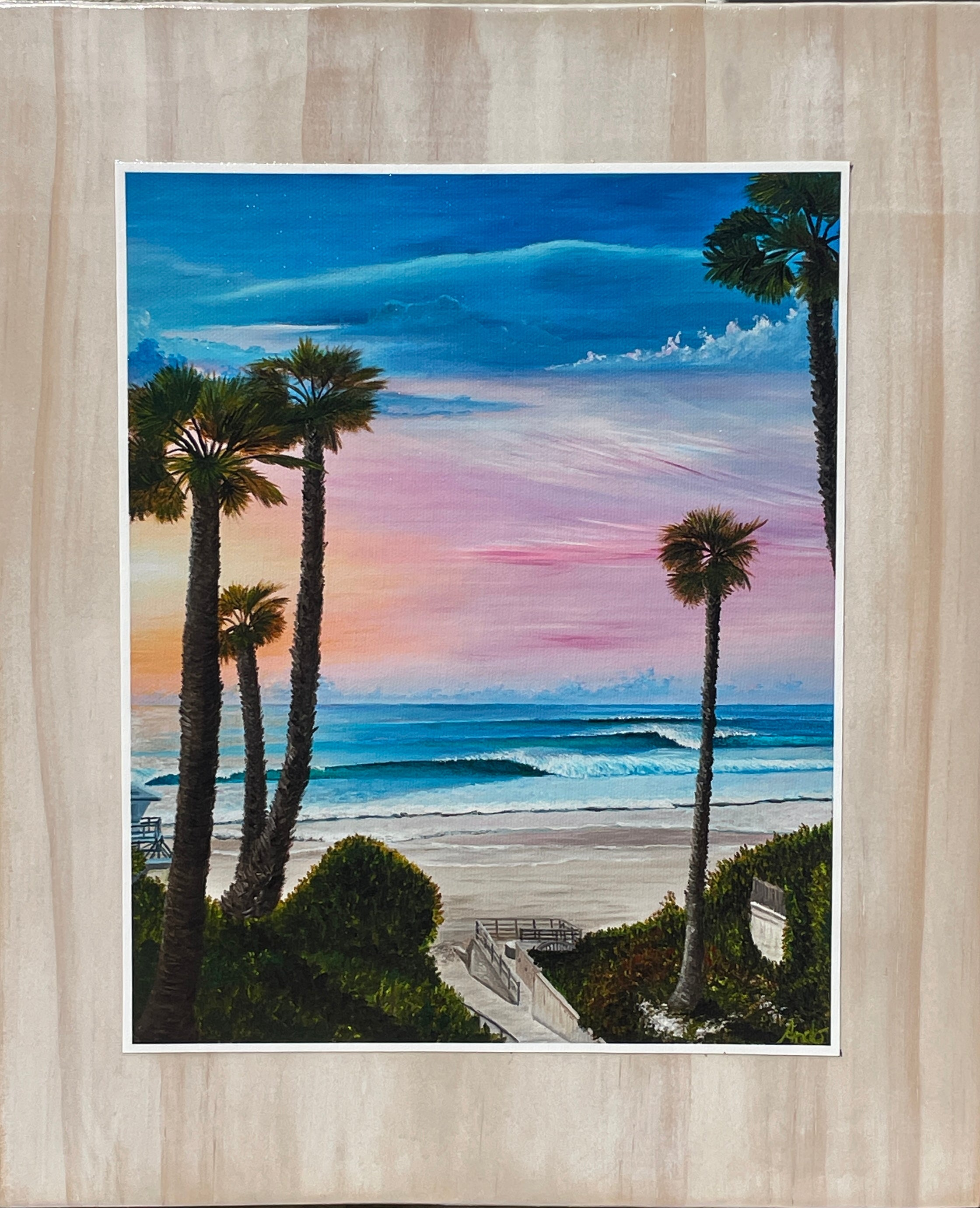 Custom Giclee Canvas Prints Mounted on Wood/Framed