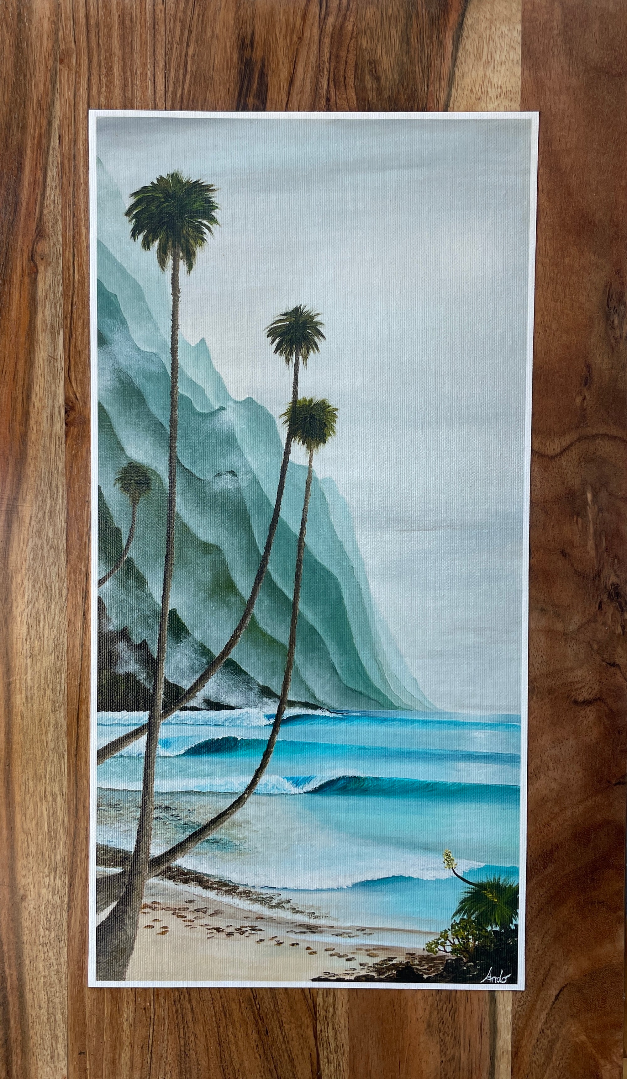 The Lost Island on hardwood