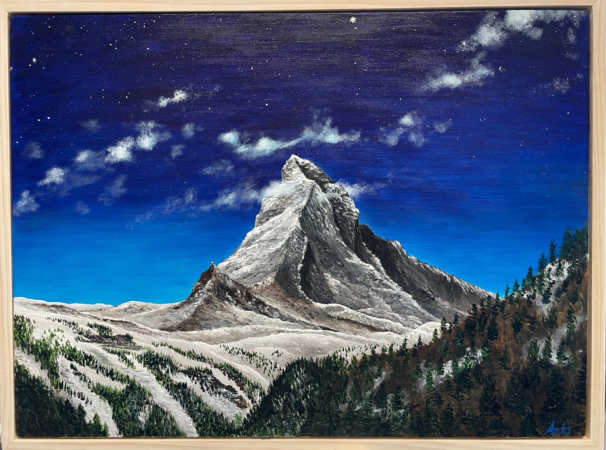 Nightfall Approaches the Matterhorn