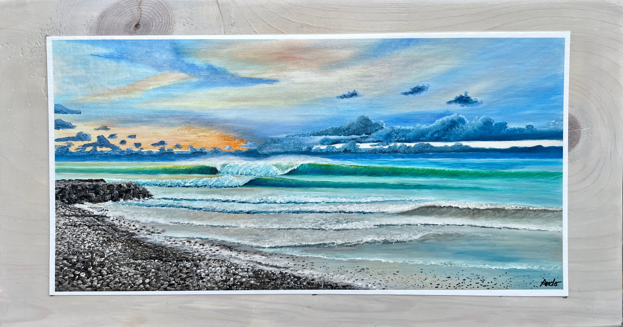 Pumping Ponto Jetties on finished weathered wood