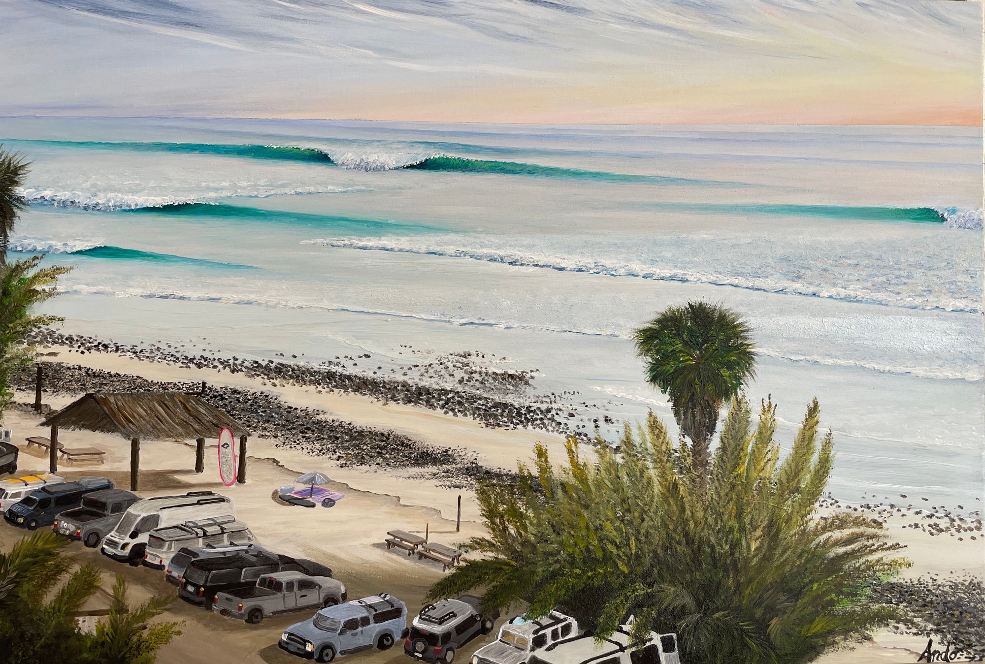 Late Afternoon at San Onofre  & The Old Man's Shack"