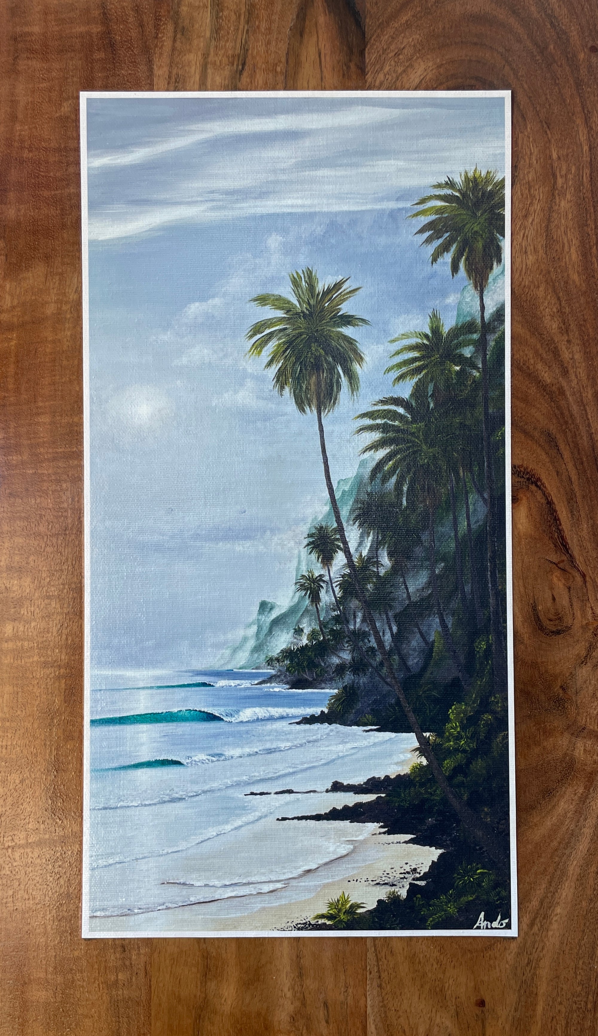 The Island in the Mist on hardwood