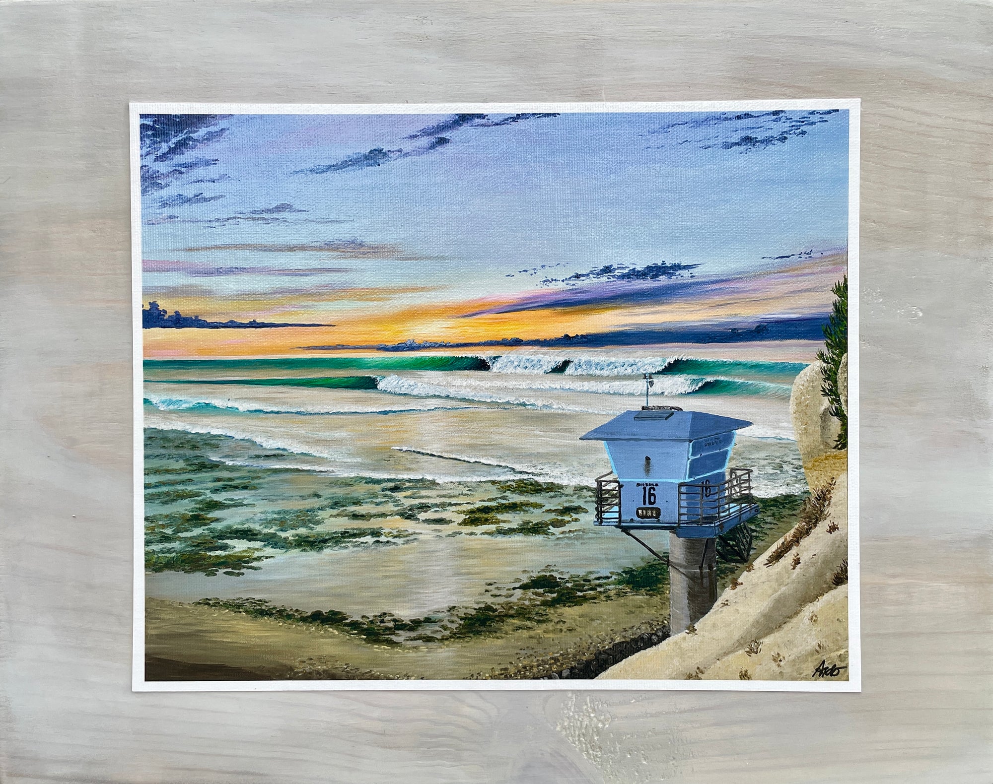 Sundown at Cardiff Reef